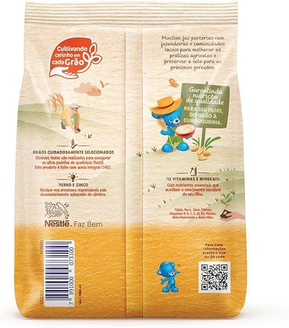Mucilon Arroz e Aveia 600g