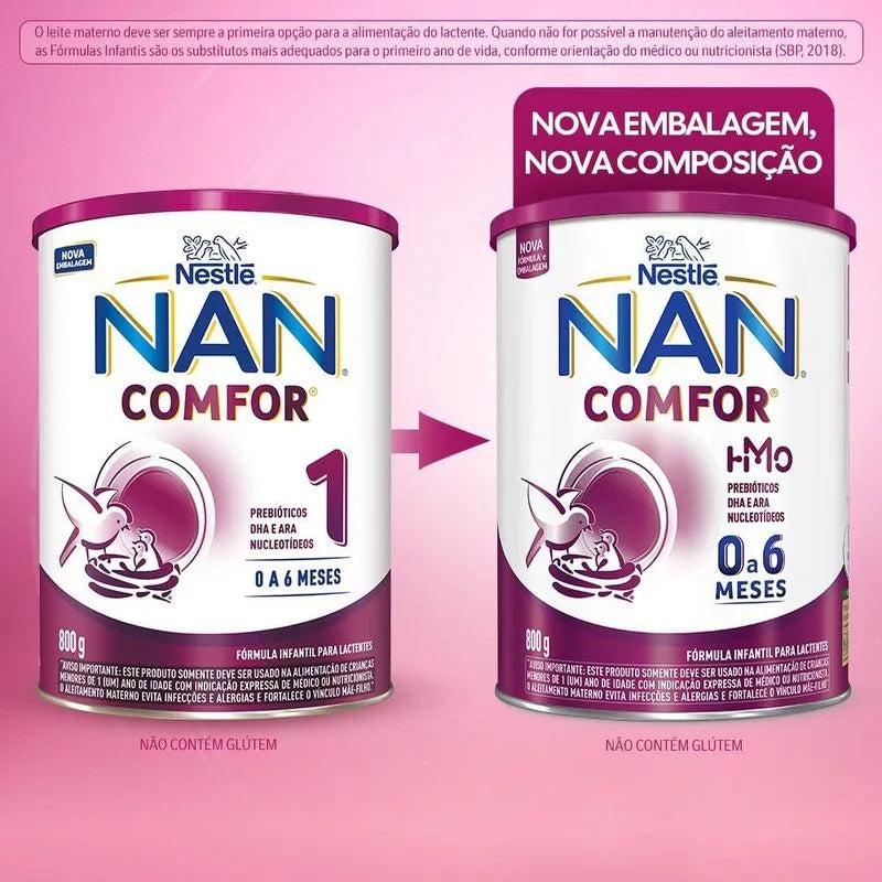 NAN Comfor de 0 a 6 meses 800g