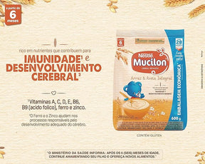 Mucilon Arroz e Aveia 600g
