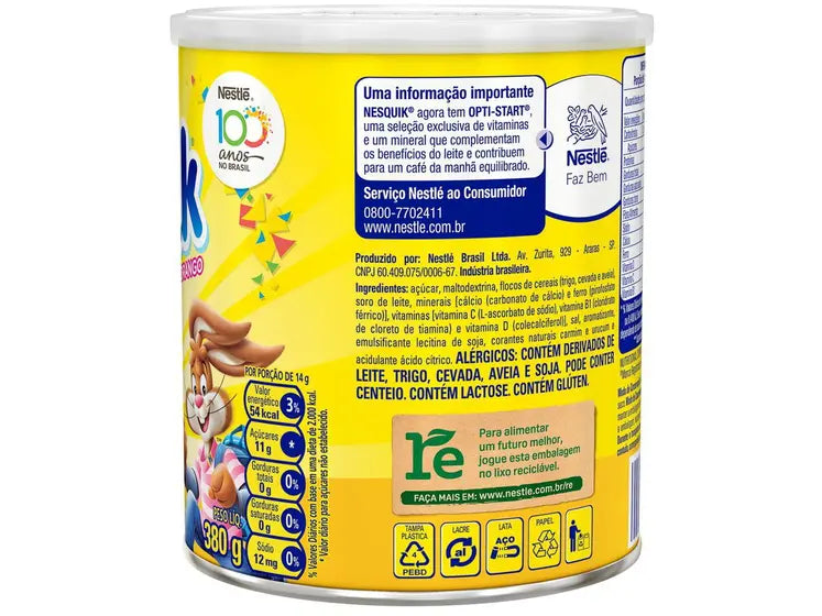 Nesquik Morango - Lata 380g