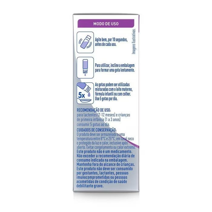 Suplemento Pediátrico NANCARE Flora Imune com Vitamina D 5 ml