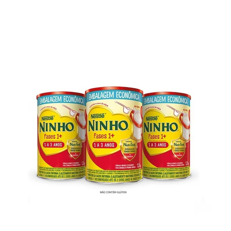 Combo Ninho Fases 1+ 1,2kg 10% OFF