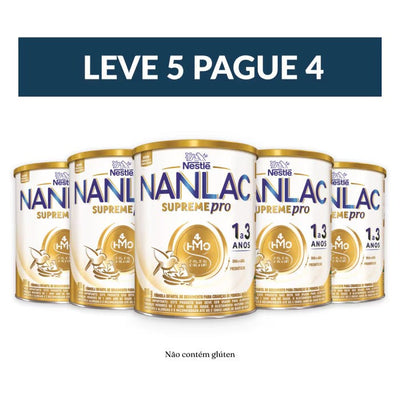 Leve 5 Pague 4 - Nanlac SupremePro 800g - 1 a 3 anos