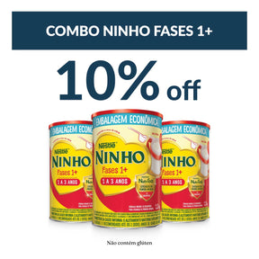 Combo Ninho Fases 1+ 1,2kg 10% OFF